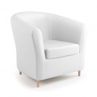 Кресло белое, 51 х 53 х 41 см