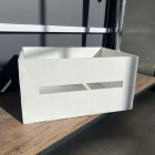 Ящик деревянный (белый), 30х15х23 см