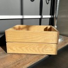 Ящик деревянный (бежевый), 31х14х22 см
