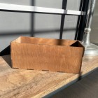 Ящик деревянный (коричневый), 10х10х25 см