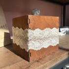 Ящик деревянный (коричневый), 11 х 11 см