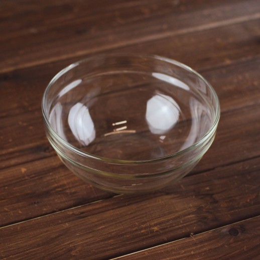 Салатник круглый, 20 см, прозрачный