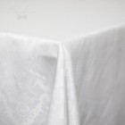 Скатерть белая, 210 х 140 см, жаккард №2