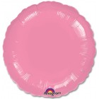 Круг фольгированный, розовый
