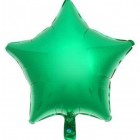 Звезда фольгированная, 48 см, зеленая