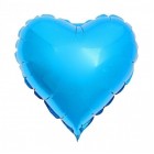 Сердце фольгированное, синее