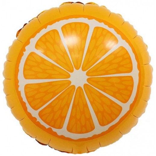Круг фольгированный, Апельсин