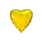 Сердце фольгированное, 46 см, золото