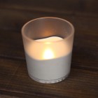 Аренда LED свечи В стакане h=6.5 см, теплые