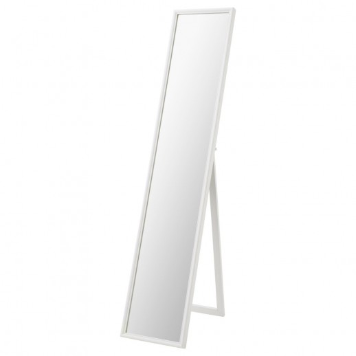 Аренда белого напольного зеркала,150 х 30 см