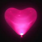 Светящиеся сердца LED, розовые