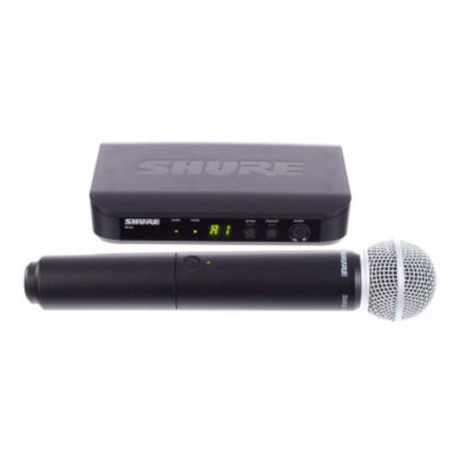 Беспроводной вокальный микрофон, Shure blx sm58 + батарейка